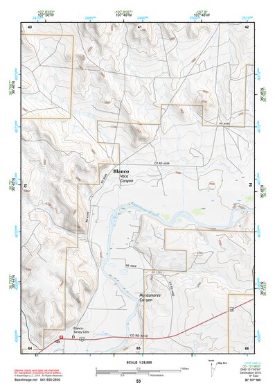 36107NW Page 53 Navajo Reservoir Topo Preview 1