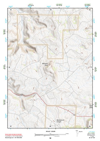 36107NW Page 56 Navajo Reservoir Topo Preview 1