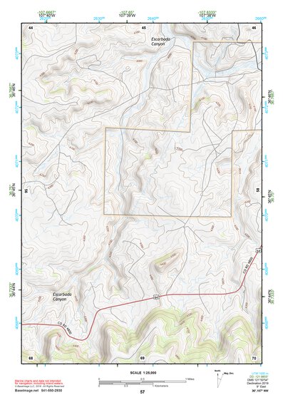 36107NW Page 57 Navajo Reservoir Topo Preview 1