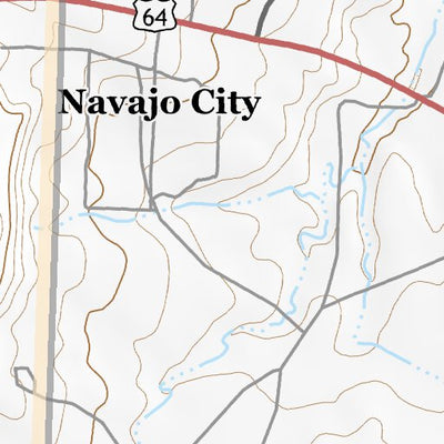 36107NW Page 58 Navajo Reservoir Topo Preview 2