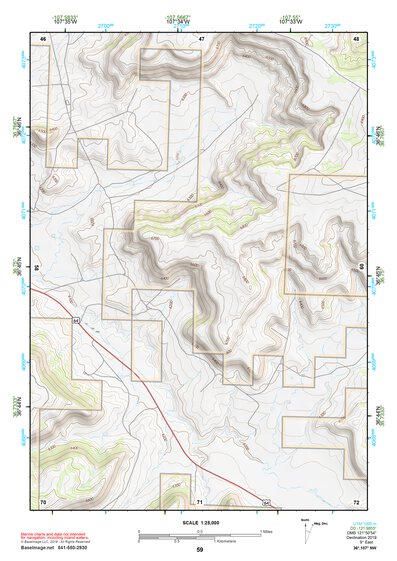 36107NW Page 59 Navajo Reservoir Topo Preview 1