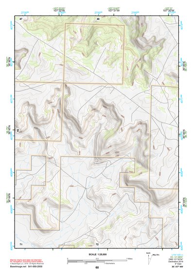 36107NW Page 60 Navajo Reservoir Topo Preview 1
