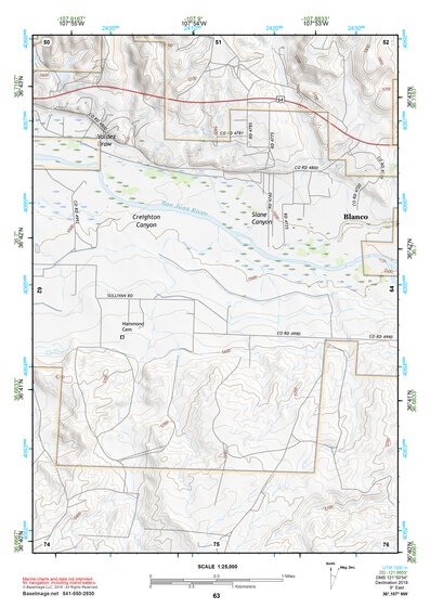 36107NW Page 63 Navajo Reservoir Topo Preview 1