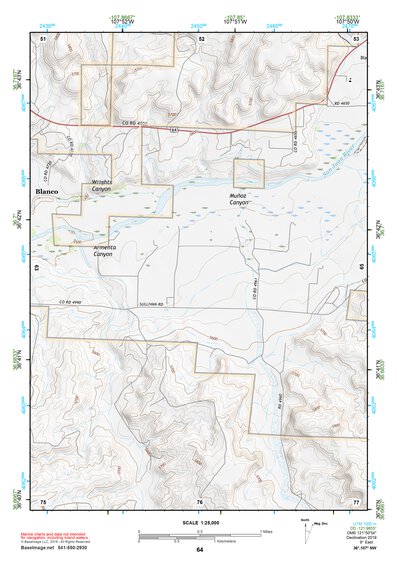 36107NW Page 64 Navajo Reservoir Topo Preview 1