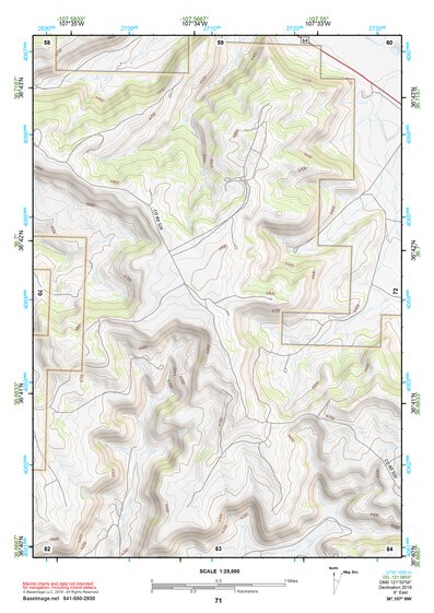 36107NW Page 71 Navajo Reservoir Topo Preview 1