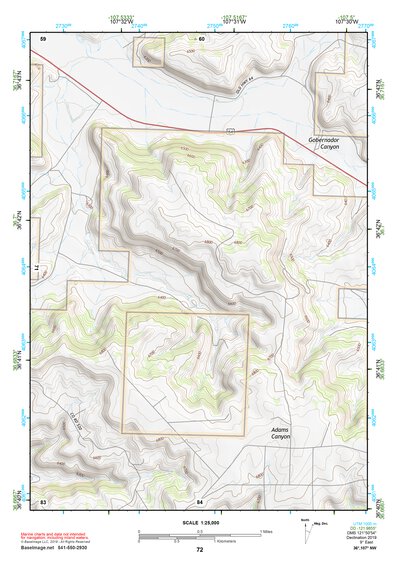 36107NW Page 72 Navajo Reservoir Topo Preview 1