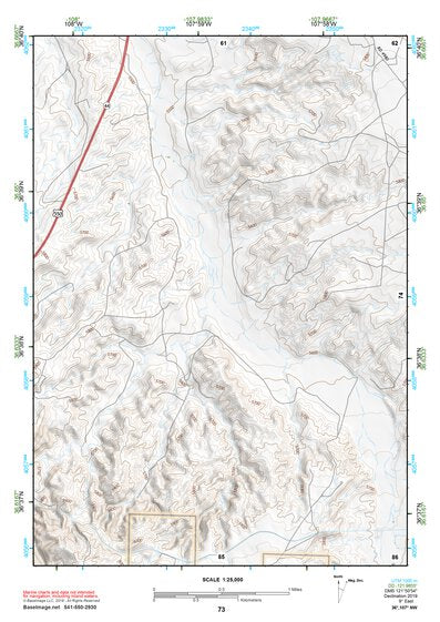36107NW Page 73 Navajo Reservoir Topo Preview 1