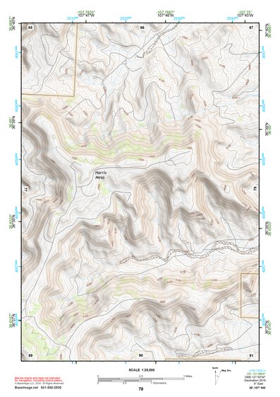 36107NW Page 78 Navajo Reservoir Topo Preview 1