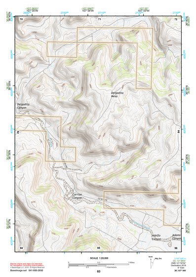36107NW Page 83 Navajo Reservoir Topo Preview 1