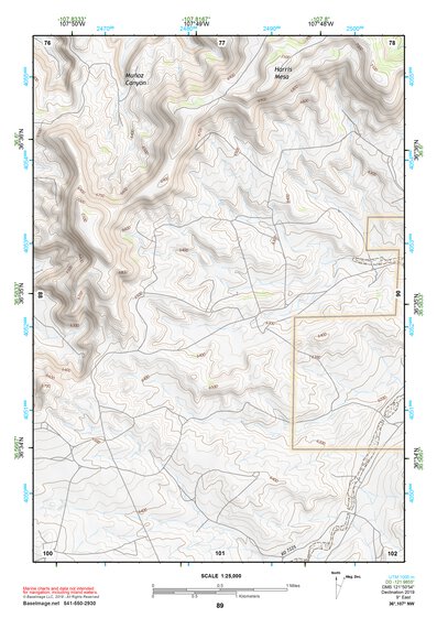 36107NW Page 89 Navajo Reservoir Topo Preview 1