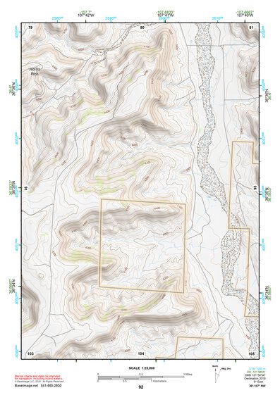 36107NW Page 92 Navajo Reservoir Topo Preview 1