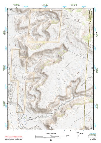 36107NW Page 93 Navajo Reservoir Topo Preview 1