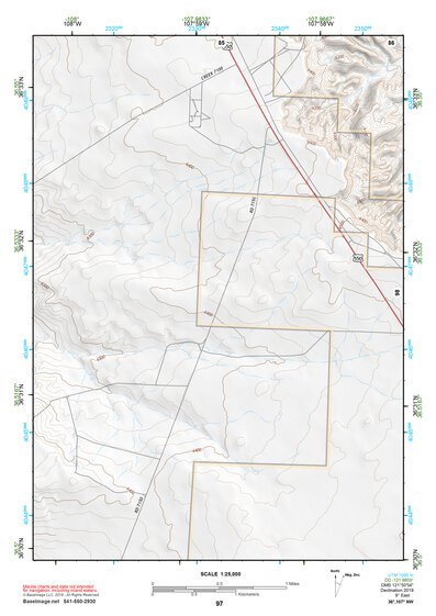 36107NW Page 97 Navajo Reservoir Topo Preview 1