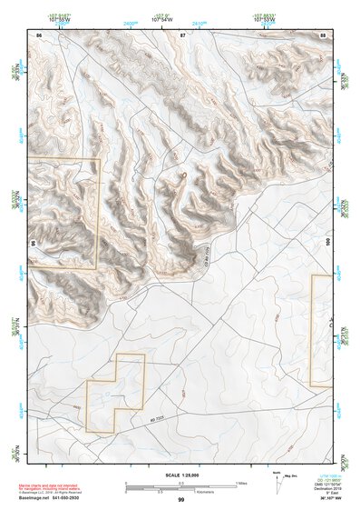 36107NW Page 99 Navajo Reservoir Topo Preview 1