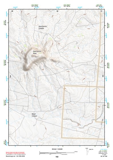 36107NW Page 102 Navajo Reservoir Topo Preview 1