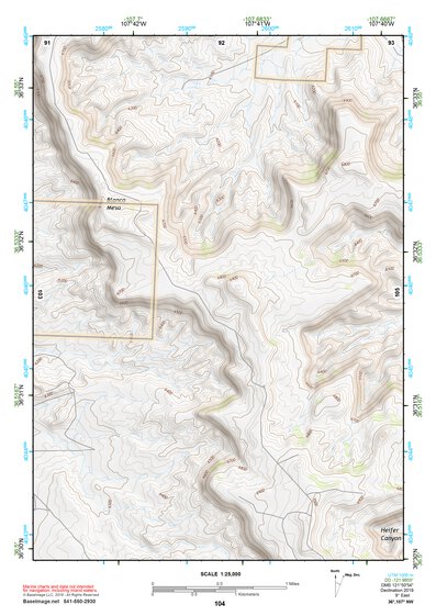 36107NW Page 104 Navajo Reservoir Topo Preview 1