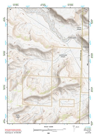 36107NW Page 105 Navajo Reservoir Topo Preview 1