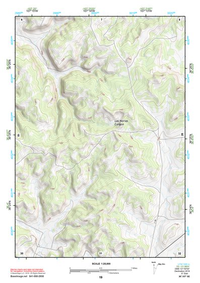 36107SE Page 19 Chaco Canyon Topo Preview 1