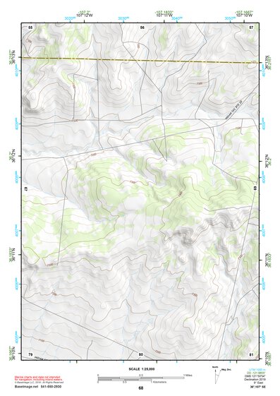 36107SE Page 68 Chaco Canyon Topo Preview 1