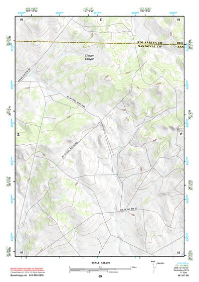 36107SE Page 69 Chaco Canyon Topo Preview 1