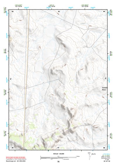 36107SE Page 75 Chaco Canyon Topo Preview 1
