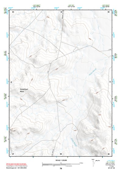 36107SE Page 76 Chaco Canyon Topo Preview 1