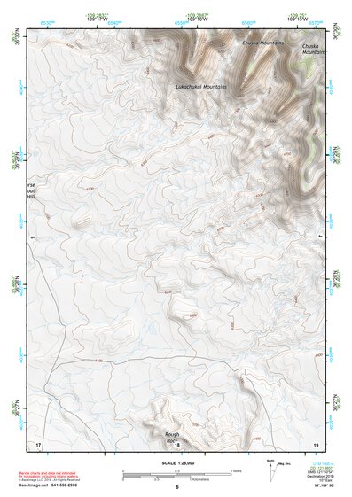 36109SE Page 6 Canyon De Chelly Topo Preview 1