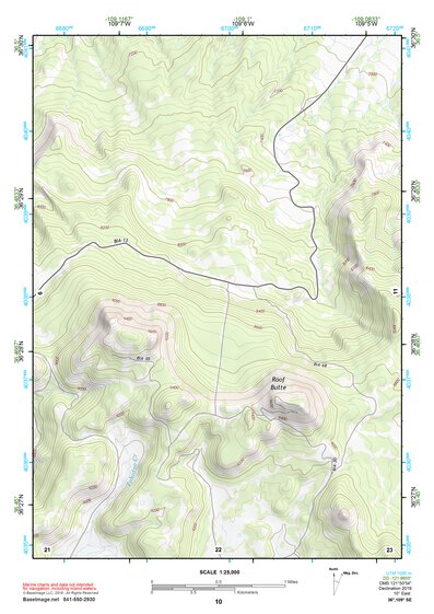 36109SE Page 10 Canyon De Chelly Topo Preview 1