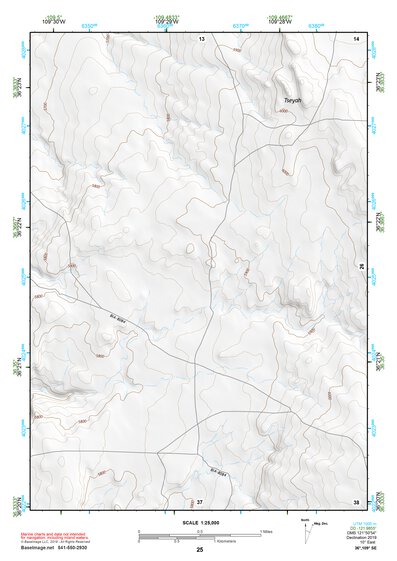 36109SE Page 25 Canyon De Chelly Topo Preview 1