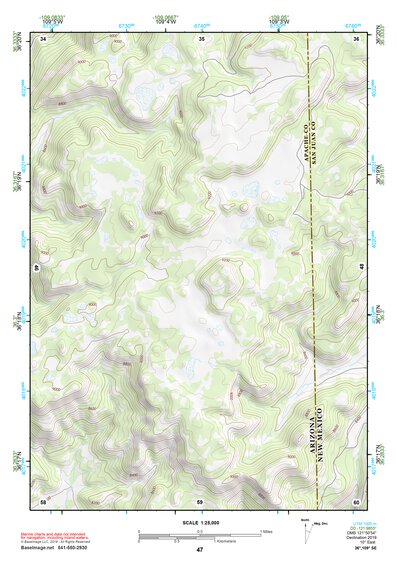 36109SE Page 47 Canyon De Chelly Topo Preview 1