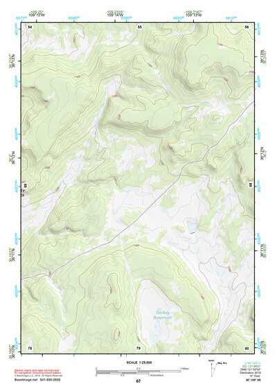 36109SE Page 67 Canyon De Chelly Topo Preview 1
