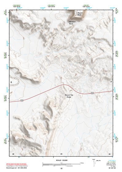36109SW Page 11 Canyon De Chelly Topo Preview 1