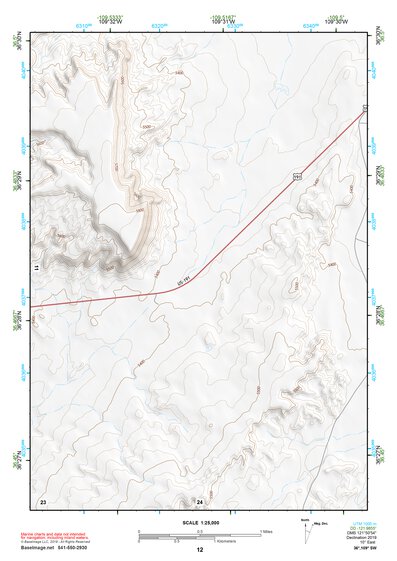 36109SW Page 12 Canyon De Chelly Topo Preview 1