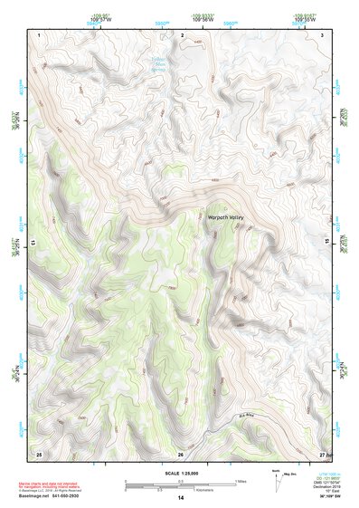36109SW Page 14 Canyon De Chelly Topo Preview 1