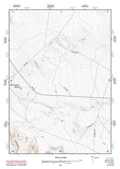 36109SW Page 17 Canyon De Chelly Topo Preview 1