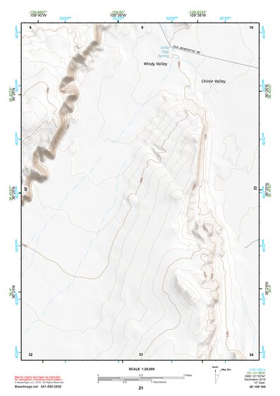 36109SW Page 21 Canyon De Chelly Topo Preview 1