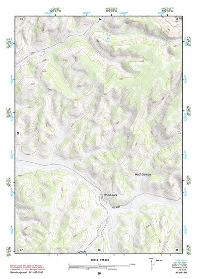 36109SW Page 26 Canyon De Chelly Topo Preview 1