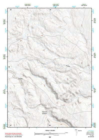36109SW Page 36 Canyon De Chelly Topo Preview 1