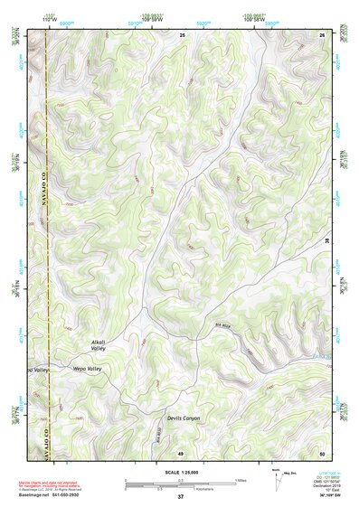 36109SW Page 37 Canyon De Chelly Topo Preview 1