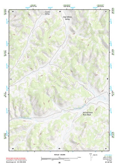 36109SW Page 38 Canyon De Chelly Topo Preview 1