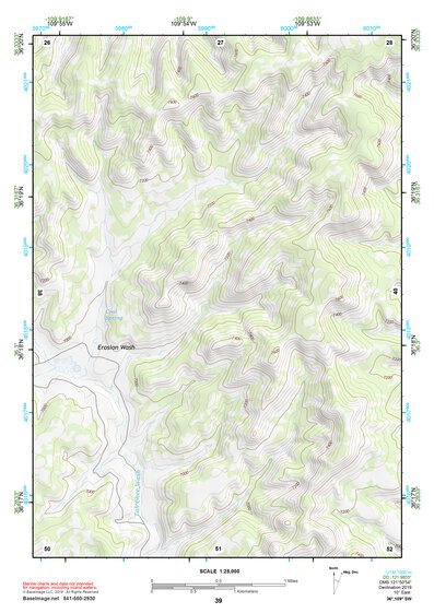 36109SW Page 39 Canyon De Chelly Topo Preview 1
