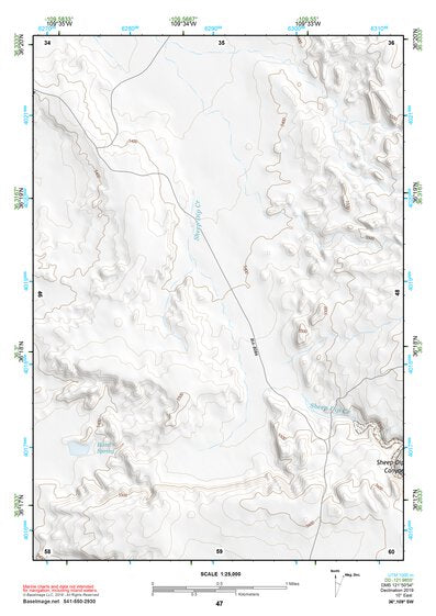 36109SW Page 47 Canyon De Chelly Topo Preview 1