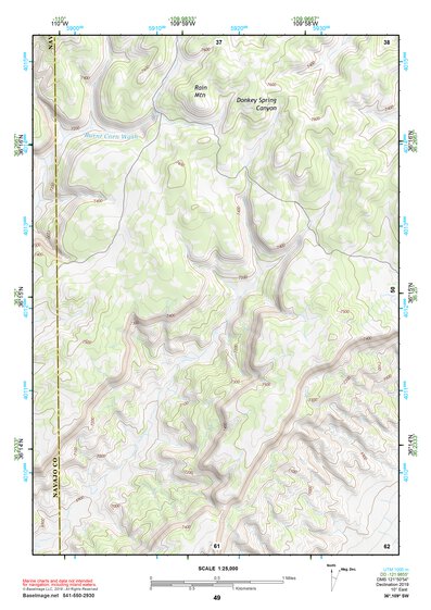 36109SW Page 49 Canyon De Chelly Topo Preview 1