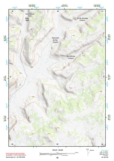 36109SW Page 52 Canyon De Chelly Topo Preview 1