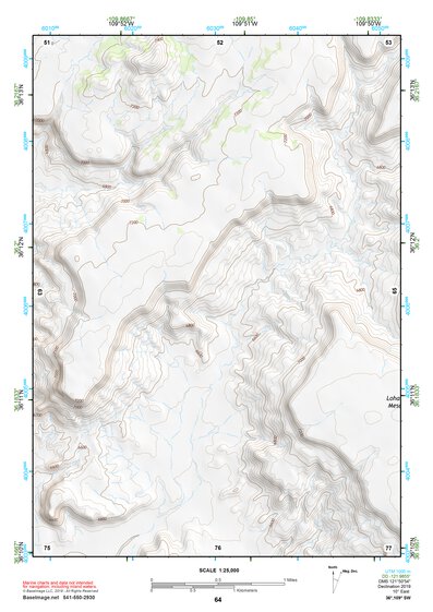 36109SW Page 64 Canyon De Chelly Topo Preview 1