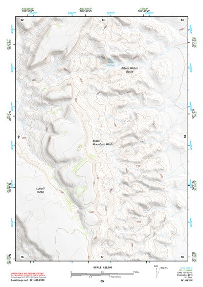 36109SW Page 65 Canyon De Chelly Topo Preview 1
