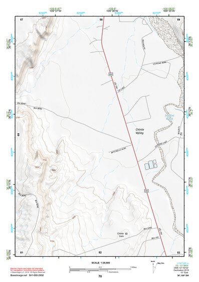 36109SW Page 70 Canyon De Chelly Topo Preview 1