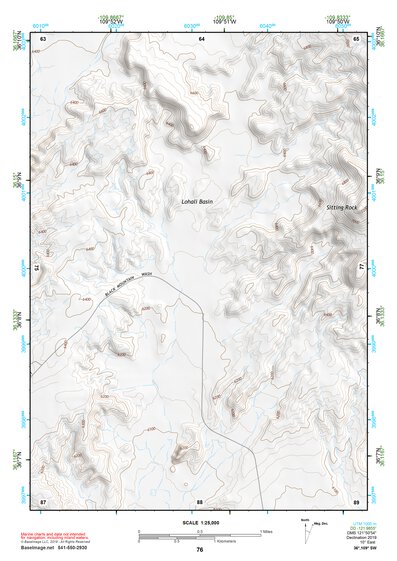 36109SW Page 76 Canyon De Chelly Topo Preview 1