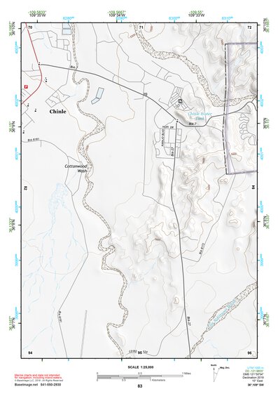 36109SW Page 83 Canyon De Chelly Topo Preview 1