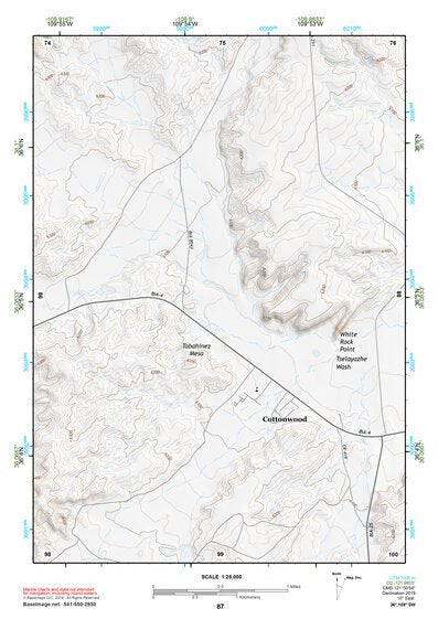 36109SW Page 87 Canyon De Chelly Topo Preview 1